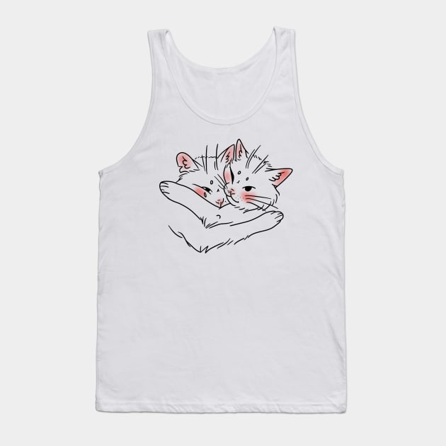 cats cuddled together Tank Top by saraholiveira06